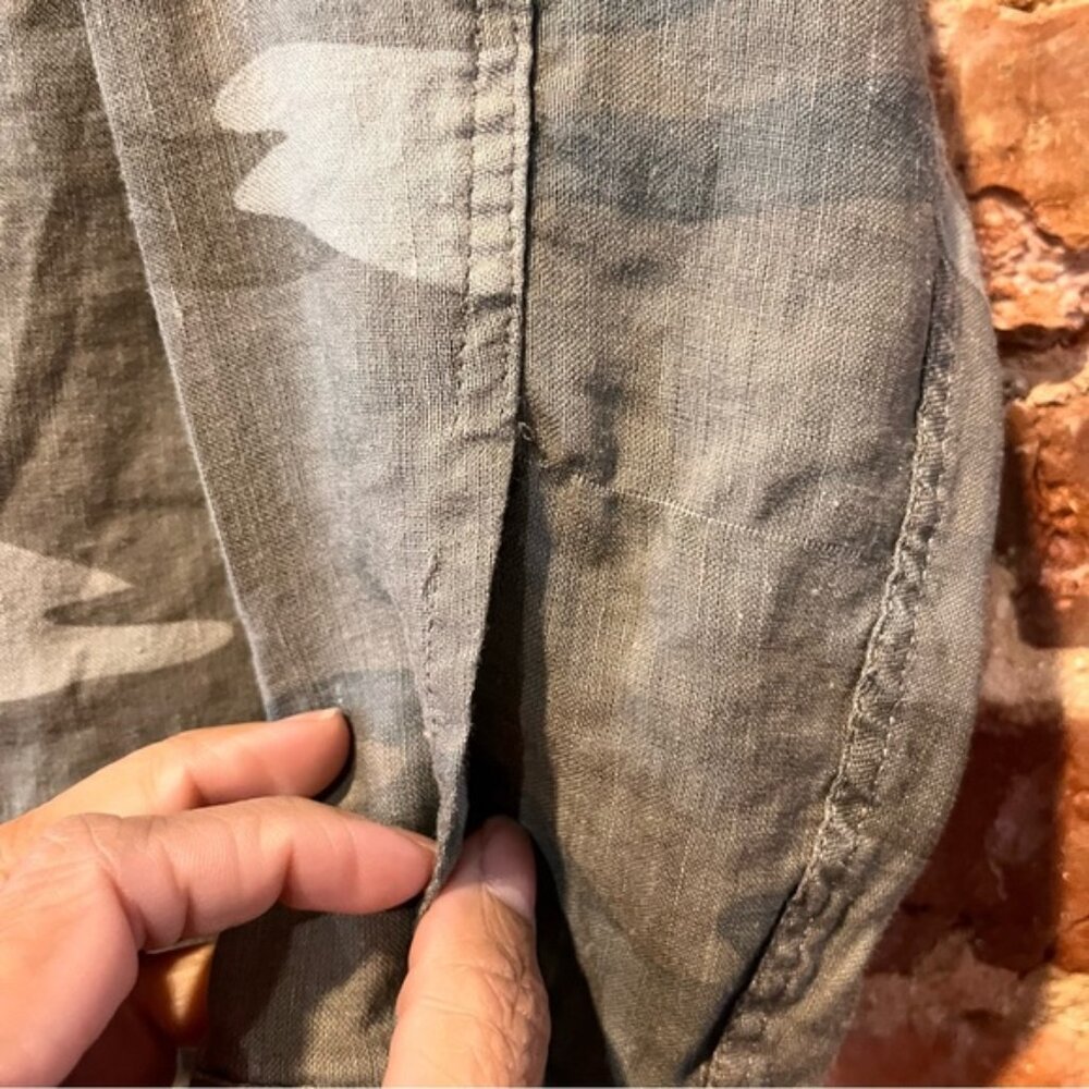 Rails Everett in Camo Size Small Linen/Rayon Blen… - image 3